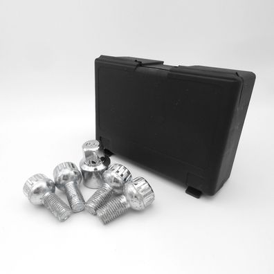 Felgenschlösser M12x1,5 23mm Kugelbund R13 SW17 Radschloss Für SEAT Arosa 6H Cordoba
