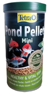Tetra Pond Pellets Mini 1000ml Futter für kleine Fische im Gartenteich Pond