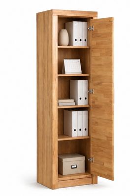 Aktenschrank 52x42x190 Büroschrank Kernbuche teilmassiv #2688