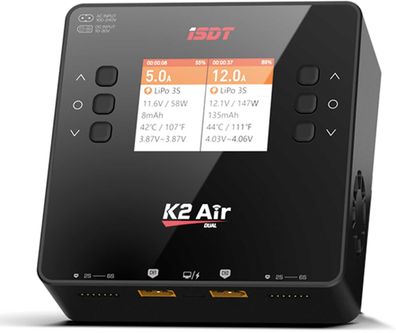 ISDT K2 Air Ladegerät Charger AC 200W DC 500W Duo Balance