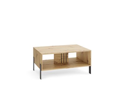 Kaffeetisch Natan mit Metallfüßen 100/47/55 cm, Couchtisch, Wohnzimmertisch