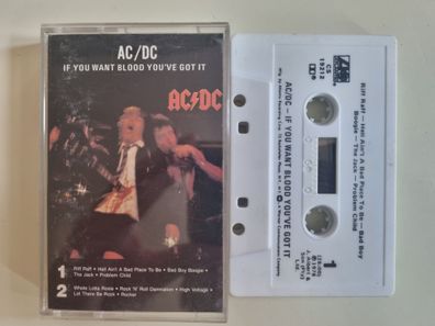 AC/DC - If You Want Blood You've Got It Cassette US