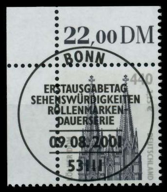 BRD DS Sehensw Nr 2206 zentrisch gestempelt ECKE-OLI X70F1DE