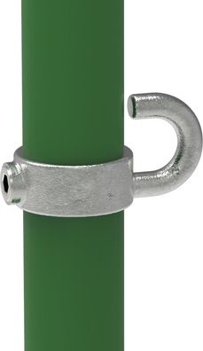 Rohrverbinder | Stellring mit Haken | 182C42 | 42,4 mm | 1 1/4" | Feuerverzinkt u