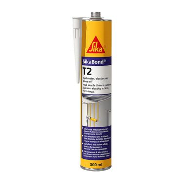 20x SikaBond-T2 schwarz 600ml Bau- und Konstruktionsklebstoff
