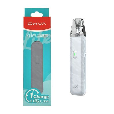 OXVA XLIM GO Lite Mist White, E-Zigarette, befüllbares Pod-System