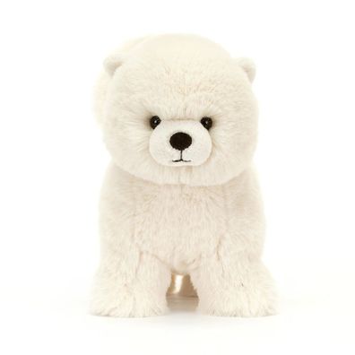 Jellycat Daphne Pomeranian Hunde Plüschtier 25cm Kuscheltier Stofftier Weiß