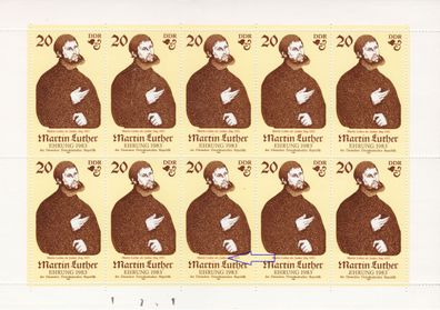 Germany DDR [1982] MiNr 2755 KB IV ( * */mnh ) [05] Plattenfehler F6, 8