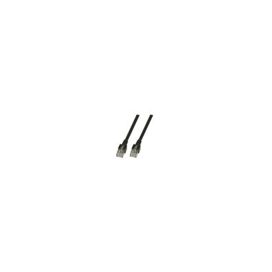 EFB RJ45 Patchkabel SF/UTP, Cat.5e, PVC, CCA, 10m, schwarz