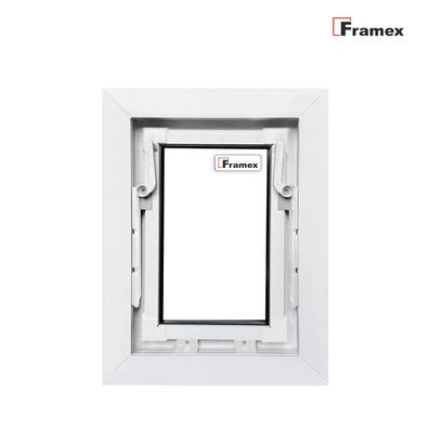 Framex Kellerfenster PVC Fenster Weiß 2-Fach Verglasung Kippfenster