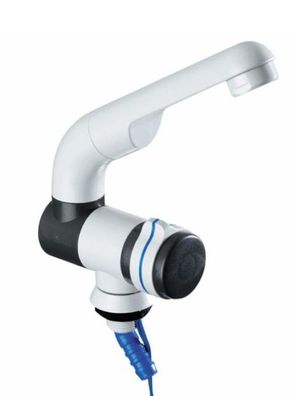Wasserhahn Compact hellgrau anthrazit mit Mikroschalter kalt Wohnmobil 300f549-1 NEU