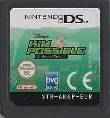 Kim Possible Globale Zwillinge Disney bvg Nintendo DS DSi 3DS 2DS