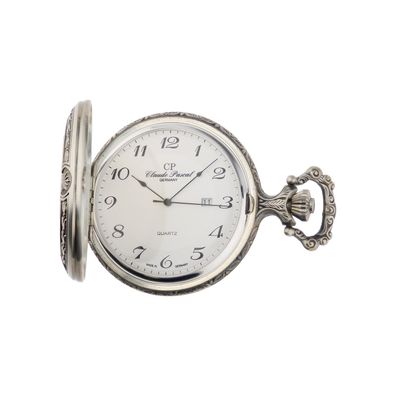 Claude Pascal Taschenuhr Savonette 31712 AQ2 Messing "Feuerwehr" silberfarben antik