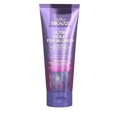 Biovax Regenerierendes Toning-Shampoo für Blond- und Grauhaartypen, 200ml