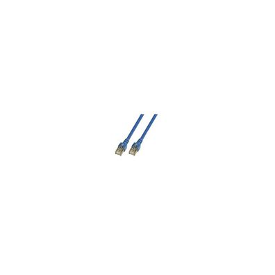 EFB RJ45 Patchkabel SF/UTP, Cat.5e, PVC, CCA, 5m, blau