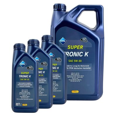 Aral SuperTronic K 5W-30 4 + 3 Liter
