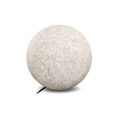 Stein Kugelleuchten Außen 38 cm Wasserdicht und Winterfest IP65 Gartenlampe Aussen