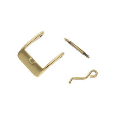 Bruno Söhnle Dornschließe Edelstahl 73-79501-312 Gold plattiert 12 mm