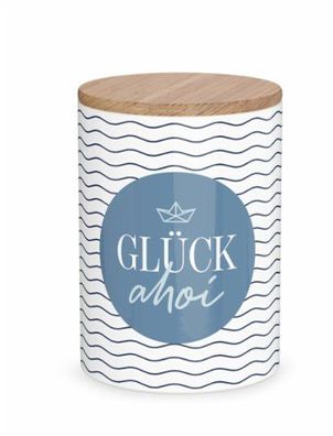 Vorratsdose Glück Ahoi mit Papierboot