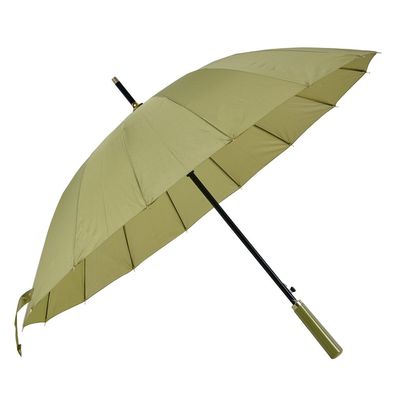Clayre & Eef Erwachsenen-Regenschirm Ø 100 cm Grün Polyester