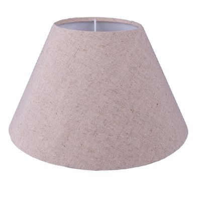 Clayre & Eef Lampenschirm Ø 23x15 cm Beige Baumwolle