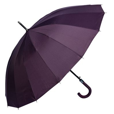 Clayre & Eef Erwachsenen-Regenschirm 60 cm Violett Kunststoff
