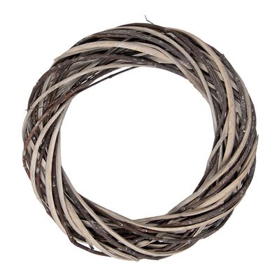 Clayre & Eef Kranz Ø 30x6 cm Braun Rattan (Gr. Ø 30x6 cm)