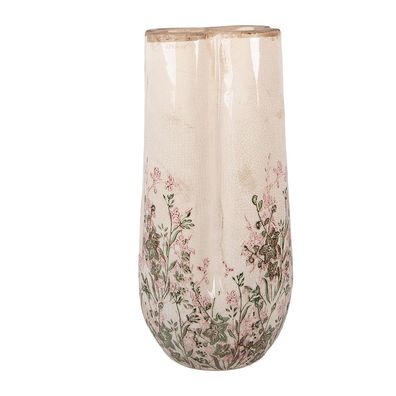 Clayre & Eef Vase Ø 16x36 cm Beige Keramik (Gr. Ø 16x36 cm)