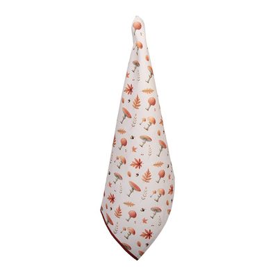 Clayre & Eef Geschirrtuch 50x70 cm Beige Baumwolle (Gr. 50x70 cm)