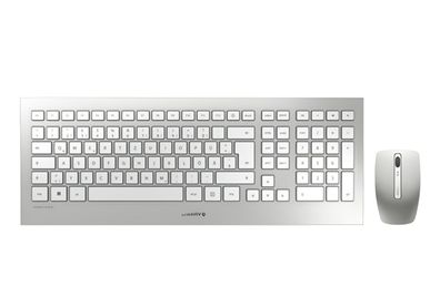 Cherry DW 8000 Wireless Set – Elegantes Tastatur-Maus-Set für Büro und Zuhause in