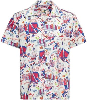 King Kerosin Tropical Hawaiian Style Hemd Aop "Amsterdam" KKU45059