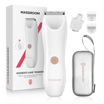 Maxgroom RFCD-9082 Damen Trimmer IPX7 mit LED Weiß