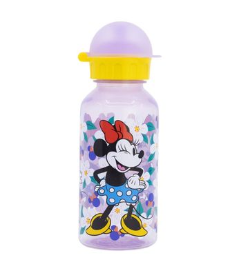 Disney Minnie Mouse Kinder Trinkflasche 370 ml Schulflasche mit Sicherheitskappe