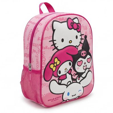 Hello Kitty 3D Kinderrucksack für Kleinkinder leichter Rucksack für Alltag und