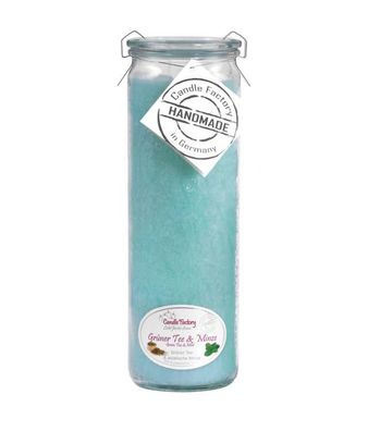 Big-Jumbo Duftkerze im Weckglas, Grüner Tee & Minze, 306095 1 St