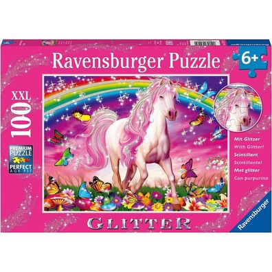 Ravensburger Glitzerpuzzle Pferd im Traum XXL 100 Teile