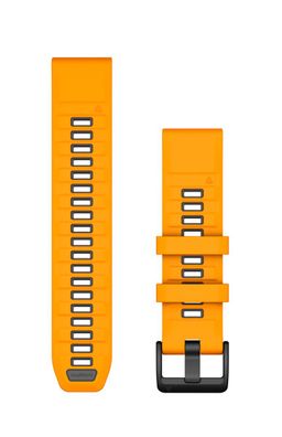 Garmin Ersatzarmband QuickFit 22mm Silikon Orange/Graphit
