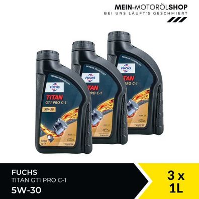 Fuchs Titan GT1 Pro C-1 5W-30 3x1 Liter