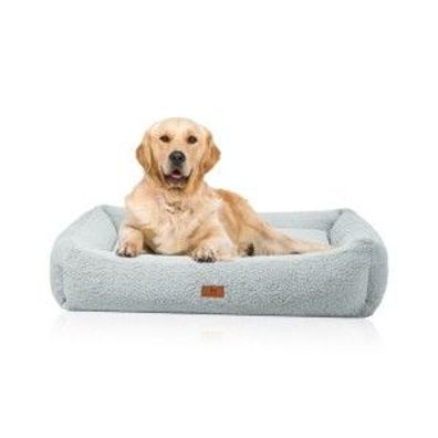 Knuffelwuff orthop. Hundebett Matteo Memory-Foam Schaumstoffflocken kuschligem Teddy