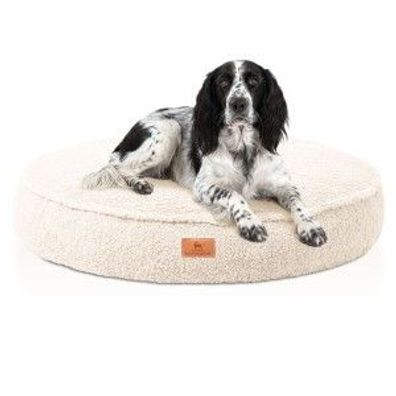 Knuffelwuff orthopädisches rundes Hundebett Tivano mit Memory-Foam Schaumstoffflocken