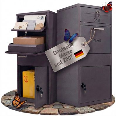 Coemo Briefkasten & Paketfach aus Metall verschließbar