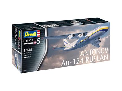 Revell Antonov AN-124 Ruslan Ukraine in 1:144 Revell 03807 Bausatz