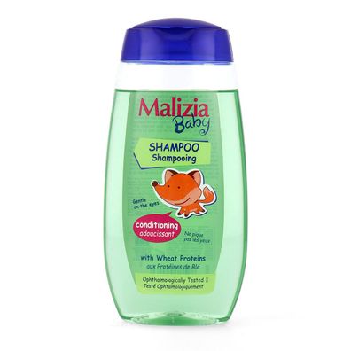 Malizia Baby Shampoo mit Weizenproteinen 300 ml keine Tränen Formel