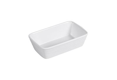 Küchenprofi Auflaufform Burgund rechteckig 20 cm weiß