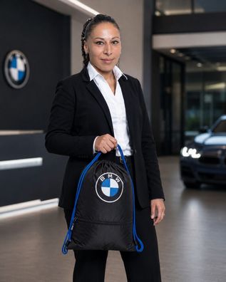 BMW Gymbag Turnbeutel - 15 Liter | Leicht, sportlich & praktisch Tasche