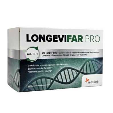 LongeviFar PRO - Premium Nahrungsergänzung für gesundes Altern