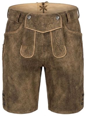 Lederhose Damen Sarnersee olive antik