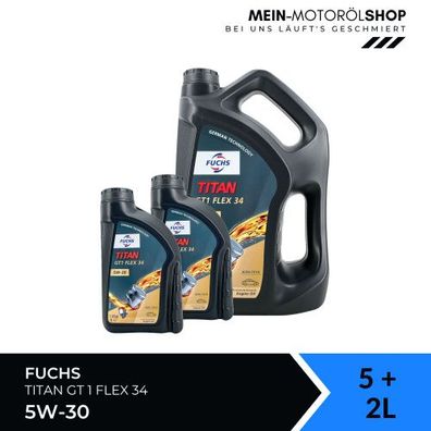 Fuchs Titan GT1 Flex 34 5W-30 5 + 2 Liter