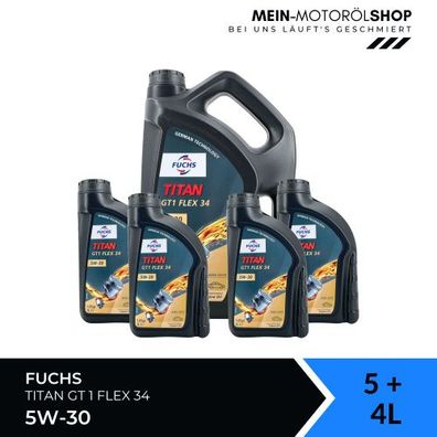 Fuchs Titan GT1 Flex 34 5W-30 5 + 4 Liter