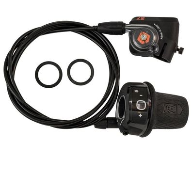 SunRace Sturmey Archer Drehgriffschalter S7 mit Klickbox fér 7-Gang SRAM-Nabe